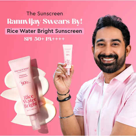 Buy The Face Shop Rice Water Bright Sunscreen (50 ml) - Purplle