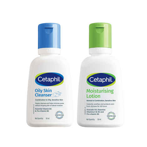 Buy Cetaphil Travel Pack for Combination to Oily Sensitive skin Skin Care Kit (118 ml) - Purplle