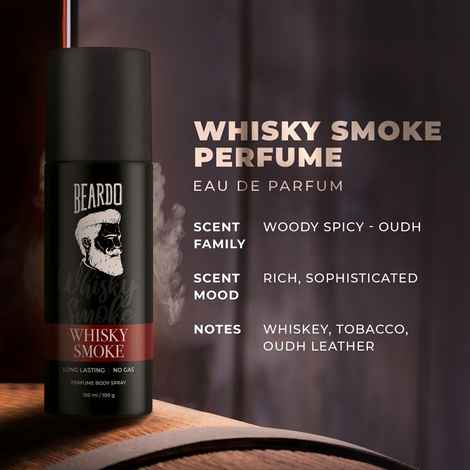 Buy Beardo Whisky Smoke Perfume Body Spray (120 ml) - Purplle