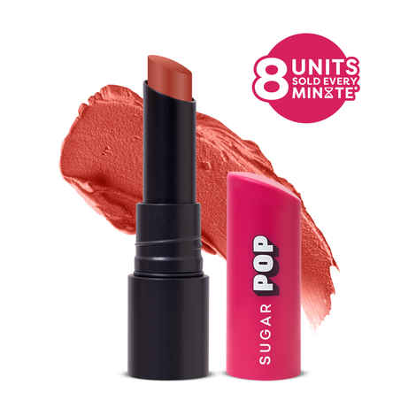 Buy SUGAR POP Ultrastay Transferproof Lipstick 08 Coffee Craze - 3.5 gm -Enriched with Vitamin E | Smooth Glide | Waterproof | Longlasting - Purplle