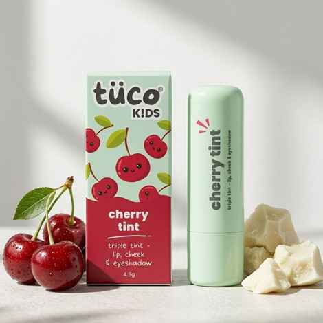 Buy Tuco Kids Lip Balm Tint, Ages 5+ - Natural Cherry, (4.5 gm) - Purplle