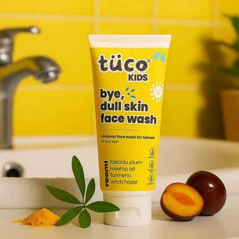 Buy Tuco Kids Face Wash - Brightens Dull Skin, Turmeric & Kakadu Plum, (100 gm) - Purplle
