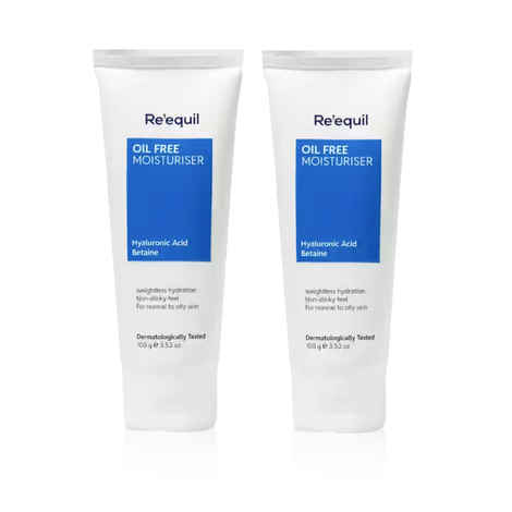 Buy Re'equil Oil Free Moisturizer for oily skin with betaine 100 gm (Pack of 2) - Purplle