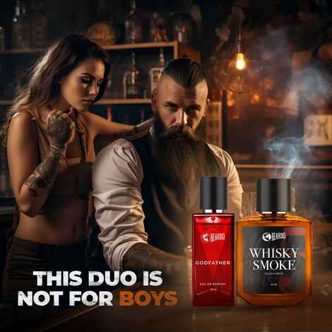 Buy Beardo E-Combo BD Whiskey Smoke Perfume 50 ml, BD GodFather Perfume 50 ml V2 (2 pc) - Purplle