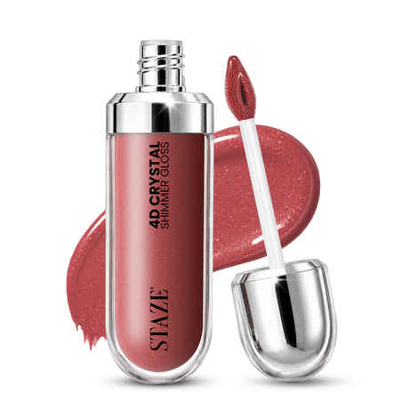 Buy Staze 4D Crystal Shimmer Lip Gloss 03 Flash (7.5 ml) - Purplle