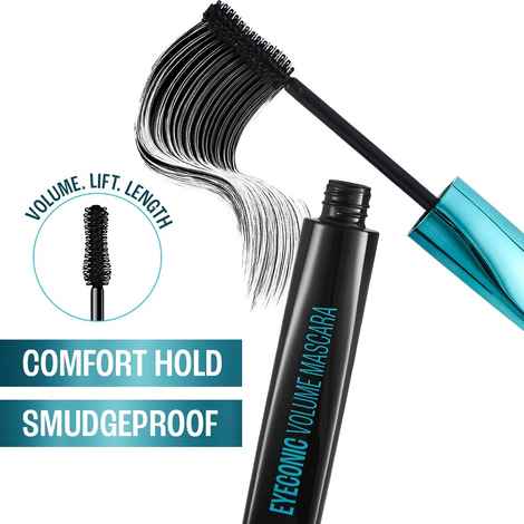 Lakme Eyeconic Volume Mascara | Instant Volume | Water-proof |(12 ml)