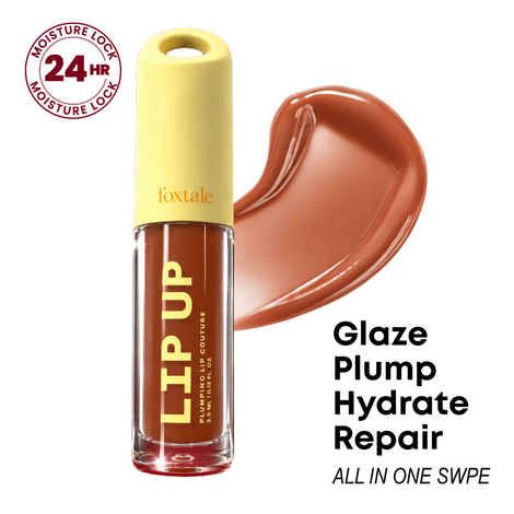 Buy Foxtale Plumping Ceramide Lip Balm for Hydrated & Smooth Lips with Gloss Finish, Tiramisu (3.5 ml) - Purplle