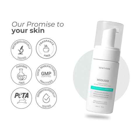 Buy Vayam Ayurveda Moduseb Foaming Facewash 100 ml (TEST SKU CODE 2) - Purplle