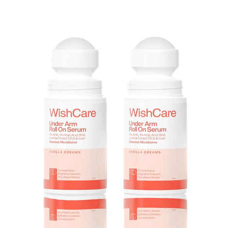Buy WishCare Underarm Roll On Serum for Women -5% AHA3% Kojic AcidInulin - Lightening & Odor Control - Vanilla (50 ml) - Pack of 2 - Purplle