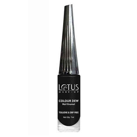 Buy Lotus Make Up Nail Enamel Black Angel 83 (7 ml) - Purplle