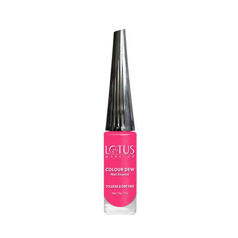 Buy Lotus Herbals Color Dew Nail Enamel Playful Pink 89 (7 ml) - Purplle