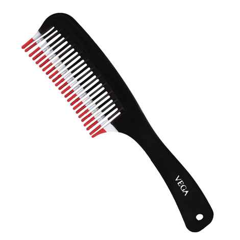 Buy Vega Detangling Hair Comb 2 Row Teeth ( India's No.1* Hair Comb Brand) For Men and Women (1265) - Purplle