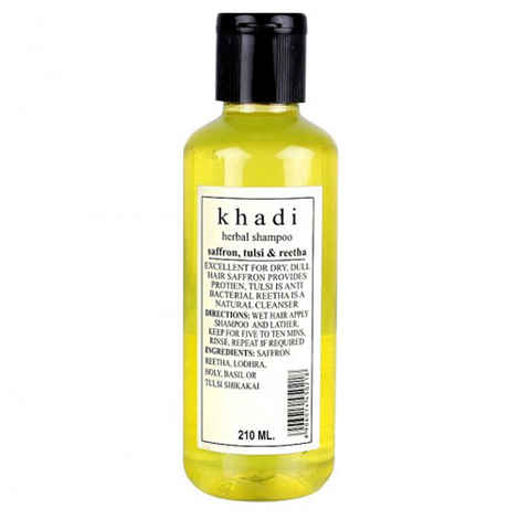 Buy Khadi Saffron Reetha Protein Herbal Shampoo 210 ml - Purplle