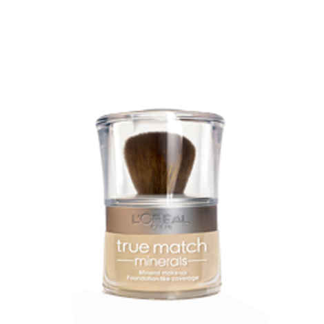 Buy L'Oreal Paris True Match Minerals Foundation SPF 15 Honey Glow N6 (10 g) - Purplle