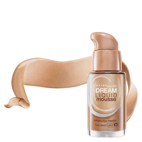 Buy Maybelline Dream Mousse Liquid Foundation Nude Beige - Purplle