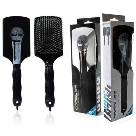 Buy Corioliss Professional Mic Paddle Brush Black - Purplle