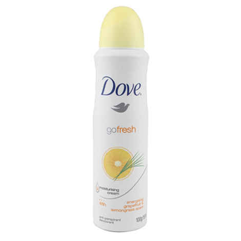 Buy Dove Go Fresh Lemon Grass Deodorant (169 ml) - Purplle