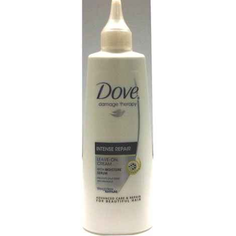 Buy Dove Intense Repair Damage Therapy Leave On Cream With Moisture Serum 120 ml - Purplle