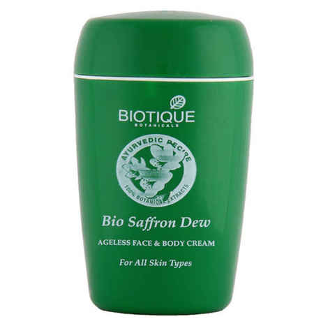Buy Biotique Bio Saffron Dew Ageless Face And Body Cream - Purplle
