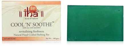 Buy IHA Cool 'N' Soothe Hand Made Soap (100 g) - Purplle