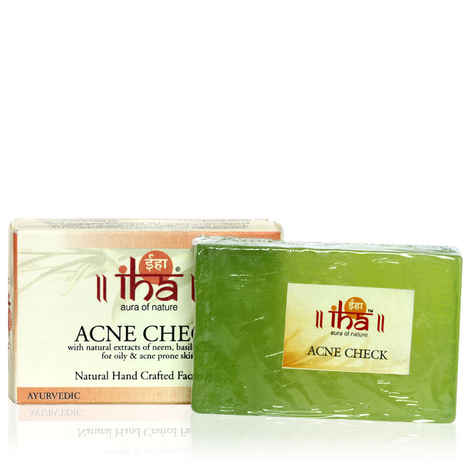 Buy IHA Acne Check Facial Bar Hand Made (100 g) - Purplle