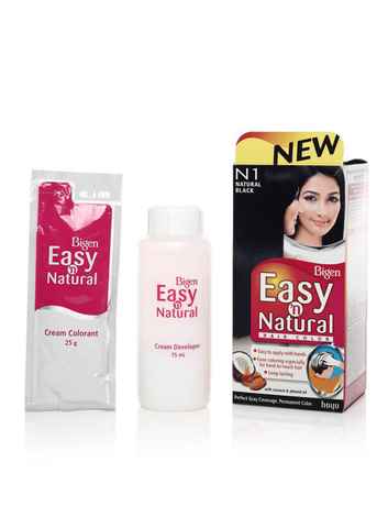 Buy Bigen Women Easy N Natural Hair Colour Kit Natural Black N1 - Purplle