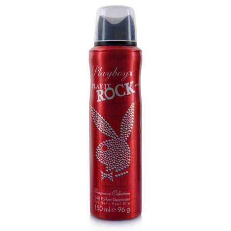 Buy Playboy Play It Rock Perfume Deodorant (150 ml) - Purplle