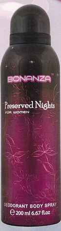 Buy Bonanza Preserved Nights Deodorant Body Spray For Women (200 ml) - Purplle