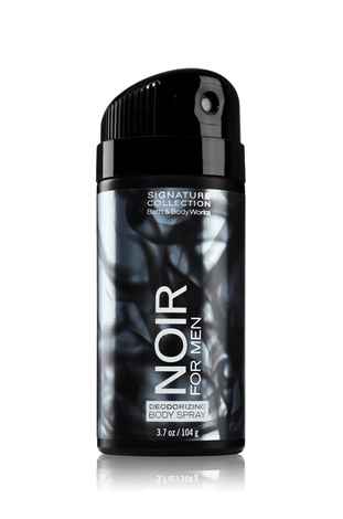 Buy Bath & Body Works Noir Deodorizing Body Spray for Men (104 g) - Purplle