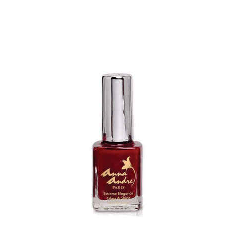 Buy Anna Andre - Extreme Elegance Gloss and Shine Nail Enamel 80014 Red Wine (9 ml) - Purplle