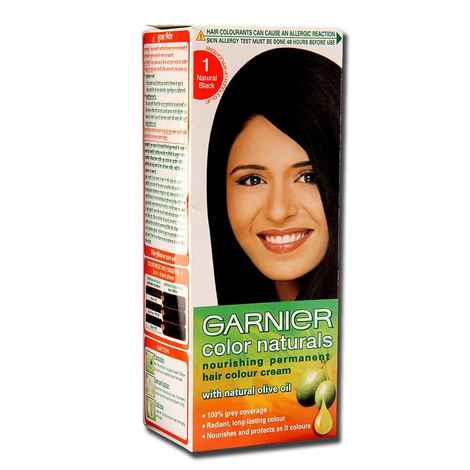 Buy Garnier Color Naturals Nourishing Permanent Hair Color Cream Natural Black 1 - Purplle