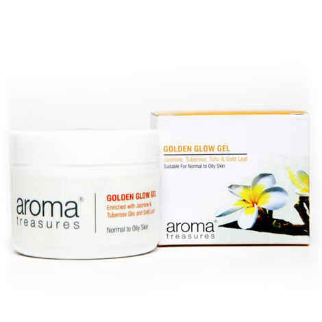 Buy Aroma Treasures Golden Glow Gel (50 g) - Purplle
