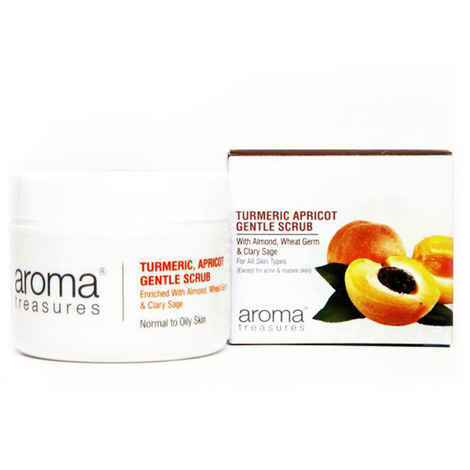 Buy Aroma Treasures Turmeric Apricot Gentle Scrub (50 g) - Purplle