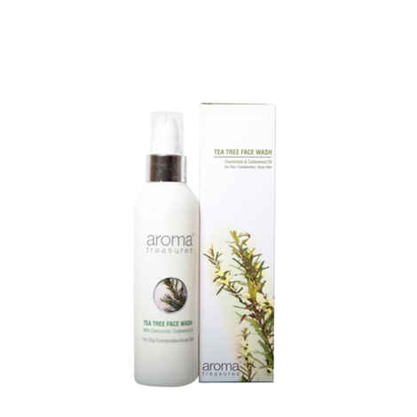Buy Aroma Treasures Tea Tree Face Wash (100 ml) - Purplle