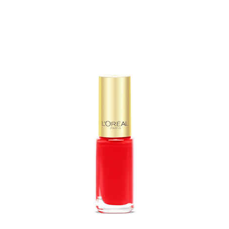 Buy L'Oreal Paris Color Riche Le Vernis Exquisite Scarlet Nail Polish 408 - Purplle