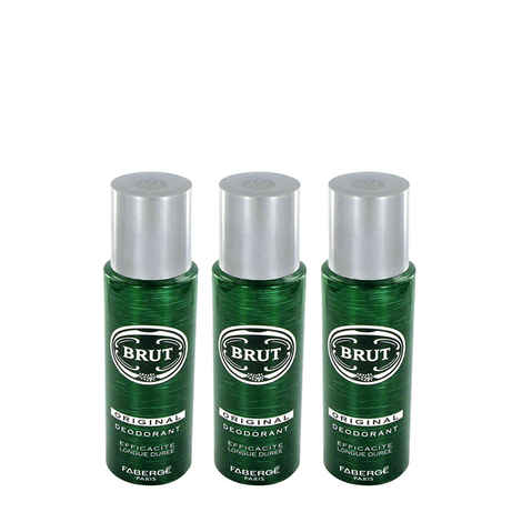 Brut Deodorant - Original 200 ml Pack of 3