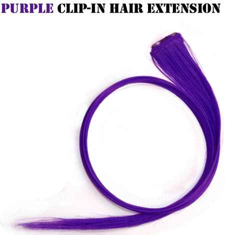 Buy Style Unbound Hair Extensions - Purple (Pack of 2) - Purplle