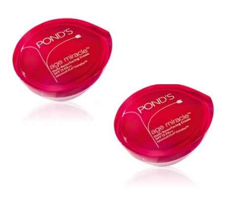 Buy Ponds Age Miracle Day Cream (50 g) (Pack of 2) - Purplle