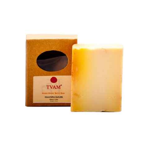 Buy Tvam Almond And Saffron Goat Milk Soap 100 G - Purplle