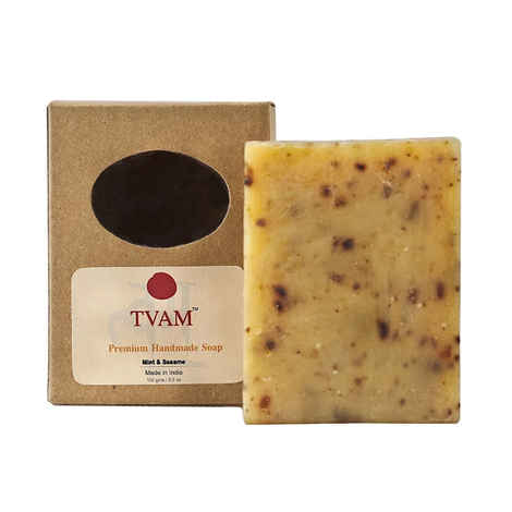 Buy Tvam Mint Sesame Soap 100 G - Purplle