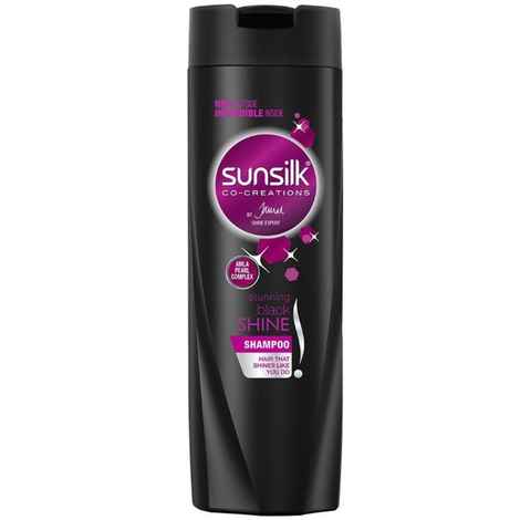 Buy Sunsilk Stunning Black Shine Shampoo (180 ml) - Purplle