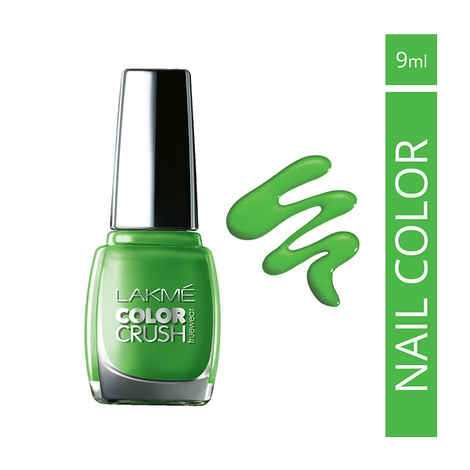 Buy Lakme True Wear Color Crush Nail Color Green 06 (9 ml) - Purplle