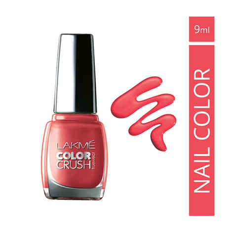 Buy Lakme True Wear Color Crush Nail Color Pinks 23 (9 ml) - Purplle
