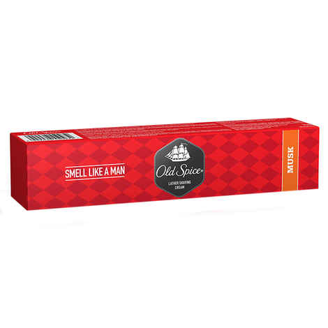 Buy Old Spice Shaving Cream Musk (70 g) - Purplle