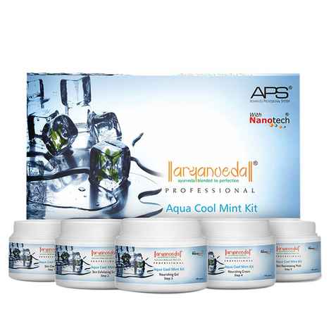 Buy Aryanveda Aqua Cool Mint Kit (510 g) - Purplle