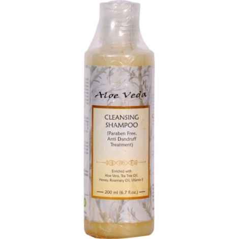 Buy Aloe Veda Cleansing Shampoo Paraben Free Anti Dandruff Treatment 200 ml - Purplle
