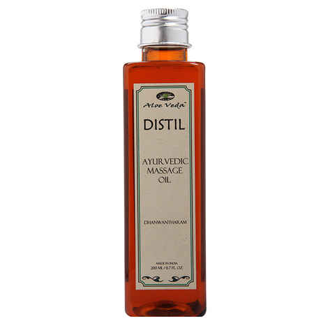 Buy Aloe Veda Ayurvedic Massage Oil Dhanwantharam Oil 200 ml - Purplle
