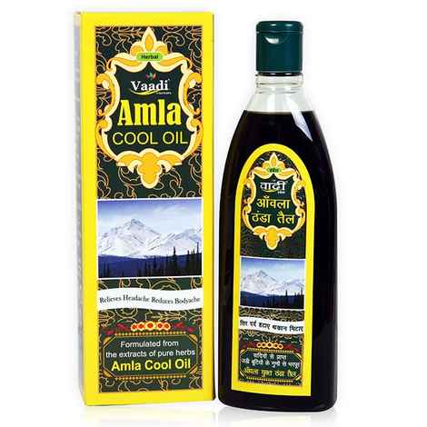 Buy Vaadi Herbals Amla Cool Oil with Brahmi & Amla Extract (200 ml) - Purplle