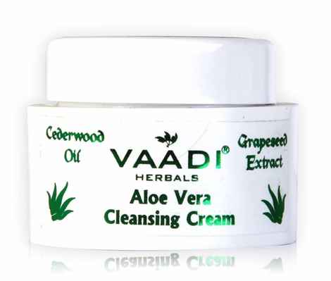 Buy Vaadi Herbals Anti Acne Aloe Vera Cleansing Cream (15 g) - Purplle