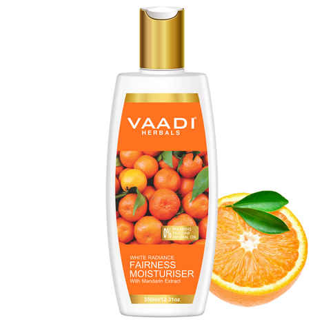 Buy Vaadi Herbals White Radiance Fairness Moisturiser With Mandarin Extract (350 ml) - Purplle
